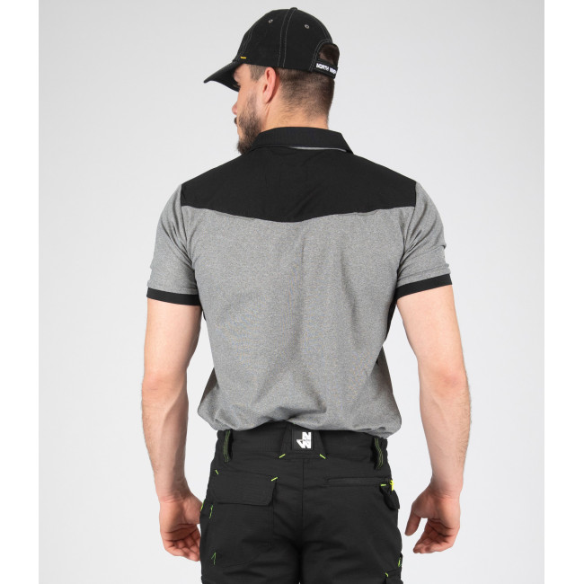WERKPOLO HORTEN ZWART / GRIJS CHI - Nine Worths by North Ways