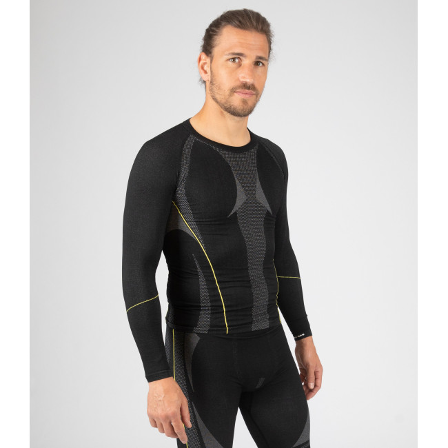 SOUS-PULL DE TRAVAIL CAPRONI NOIR - Nine Worths by North Ways