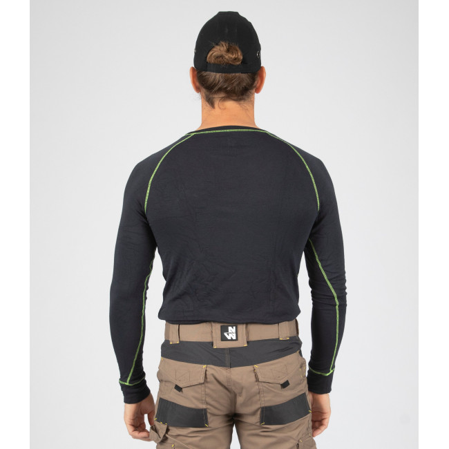 WERK ONDERPULLOVER FERBER ZWART - Nine Worths by North Ways