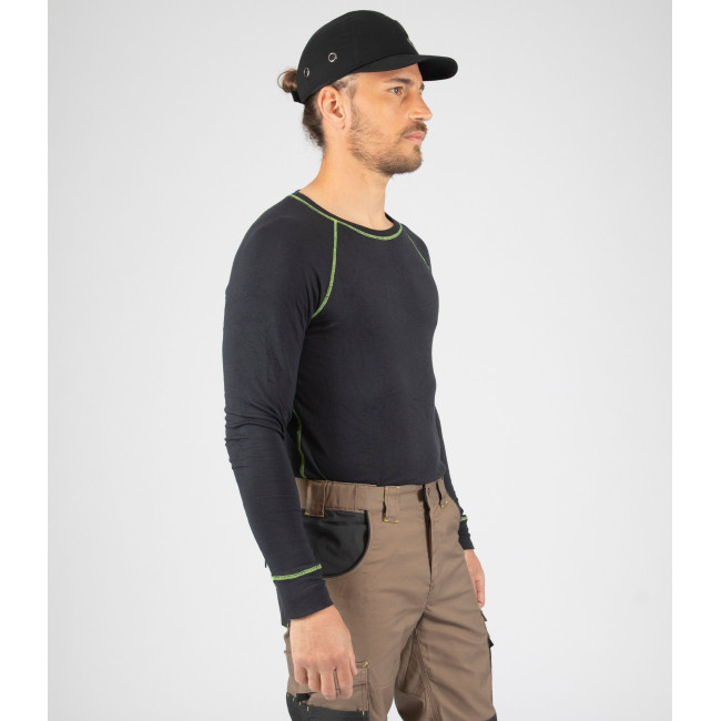 SOUS-PULL DE TRAVAIL FERBER NOIR - Nine Worths by North Ways
