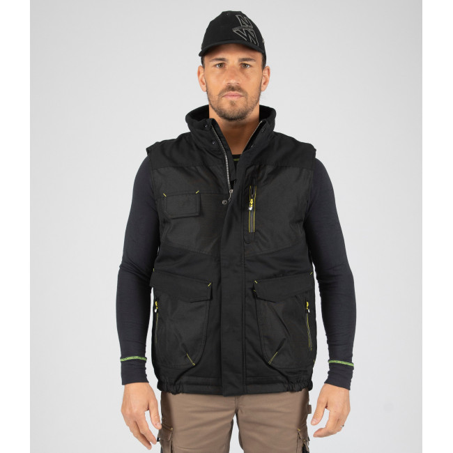 MOUWLOOS VEST ALI ZWART - Nine Worths by North Ways