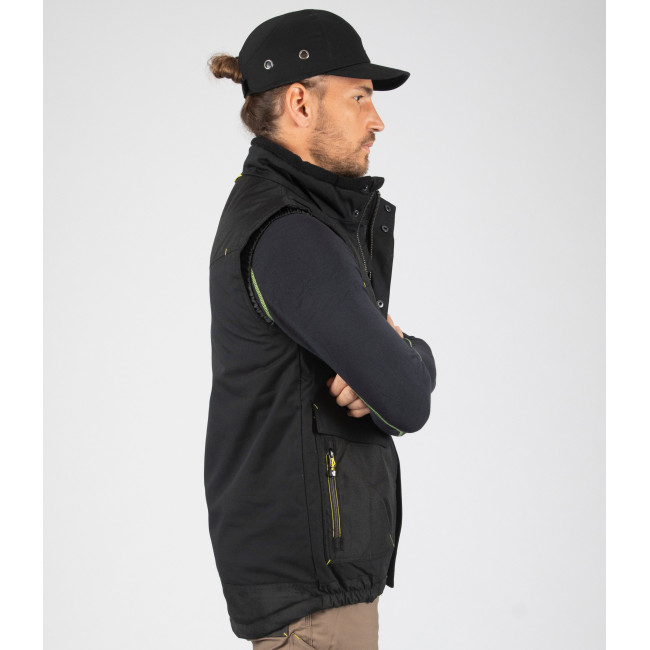 MOUWLOOS VEST ALI ZWART - Nine Worths by North Ways