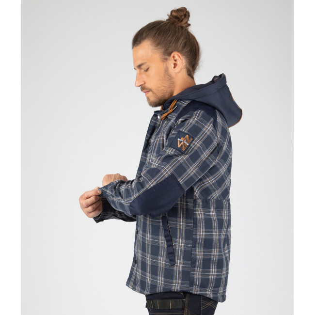 Graf Arbeits-Overshirt Marineblau - Nine Worths by North Ways