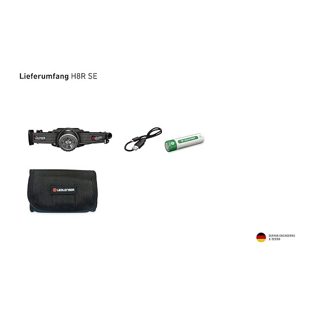 Lampe frontale rechargeable H8R SE (700 lumen) - Ledlenser