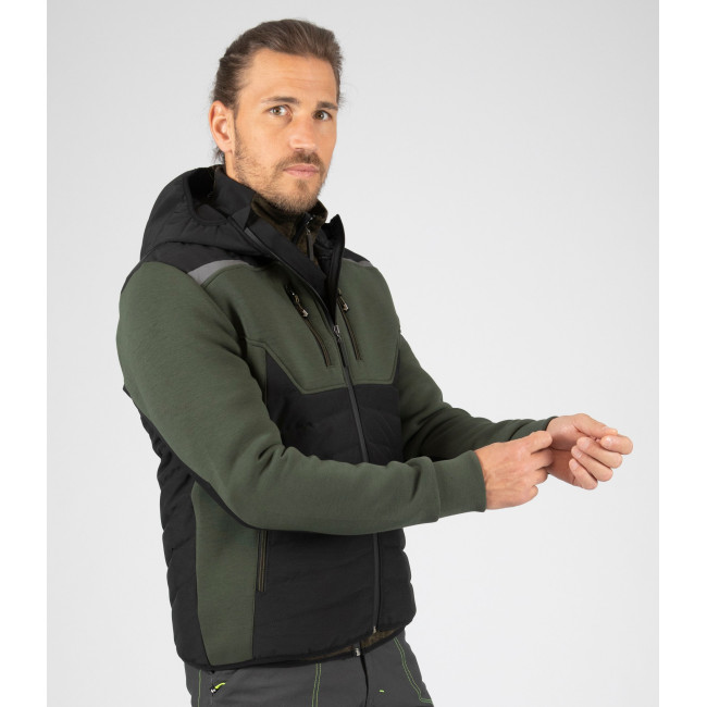 Blouson HIRO kaki/noir - Nine Worths by North Ways