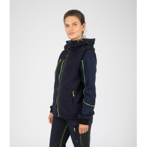 Gilet MAYA marine/jaune fluo - Nine Worths by North Ways