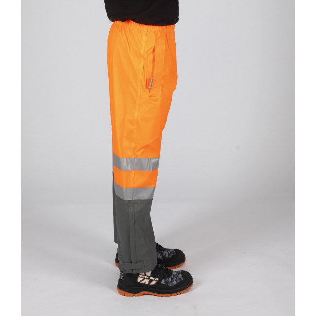 SPODNIE ROBOCZE WYSOKIEJ WIDOCZNOŚCI GRIFFIS POMARAŃCZOWY FLUO - Nine Worths by North Ways