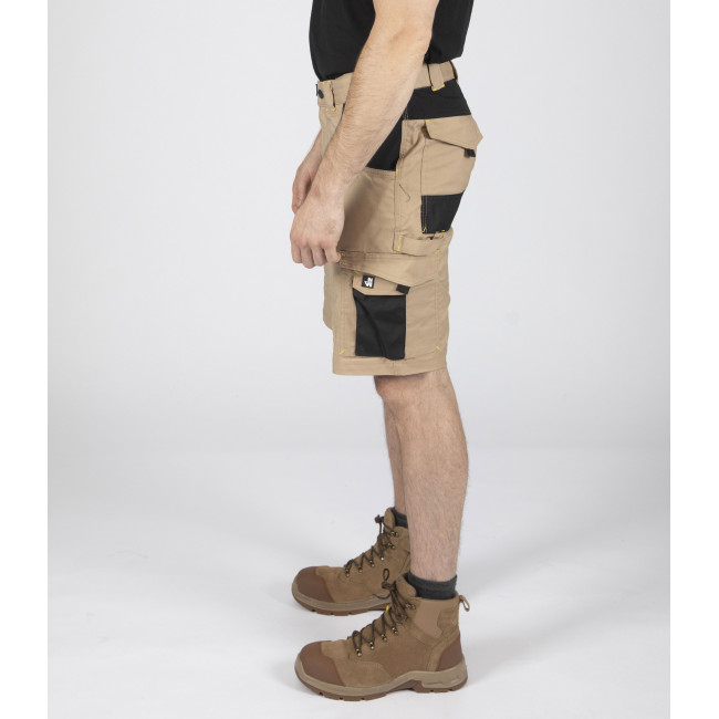WERKBERMUDA HUGUES BEIGE / ZWART - NORTH WAYS
