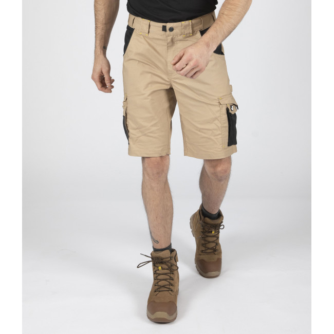 ARBEITSSHORTS HUGUES BEIGE / SCHWARZ - NORTH WAYS