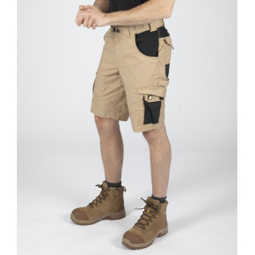 ARBEITSSHORTS HUGUES BEIGE / SCHWARZ - NORTH WAYS
