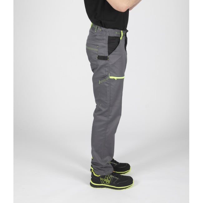 Pantalon Marlow gris et jaune fluo - North Ways