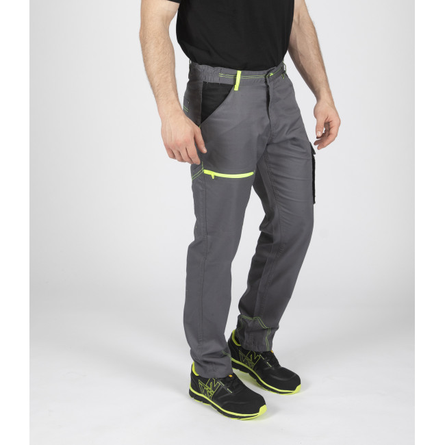 Pantalon Marlow gris et jaune fluo - North Ways