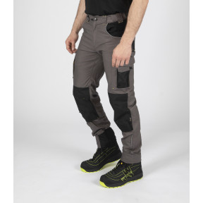 PANTALON DE TRAVAIL RICHY GRIS ET NOIR - Nine Worths by North Ways