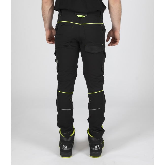 Pantalon de travail SACHA noir/jaune - North Ways