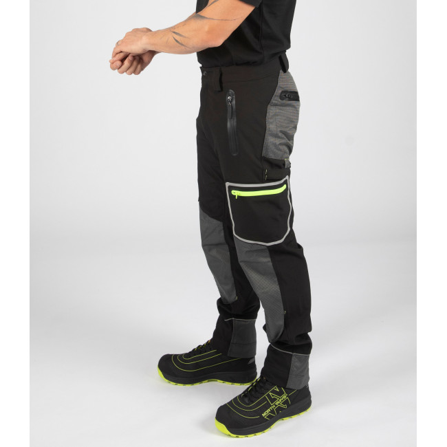 SOFTSHELL BROEK WAPITI ZWART - North Ways