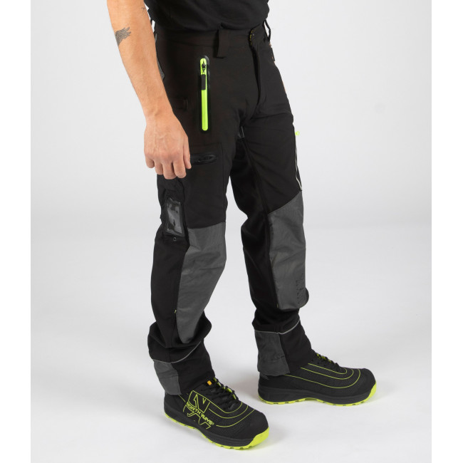 SPODNIE SOFTSHELL WAPITI CZARNE - North Ways