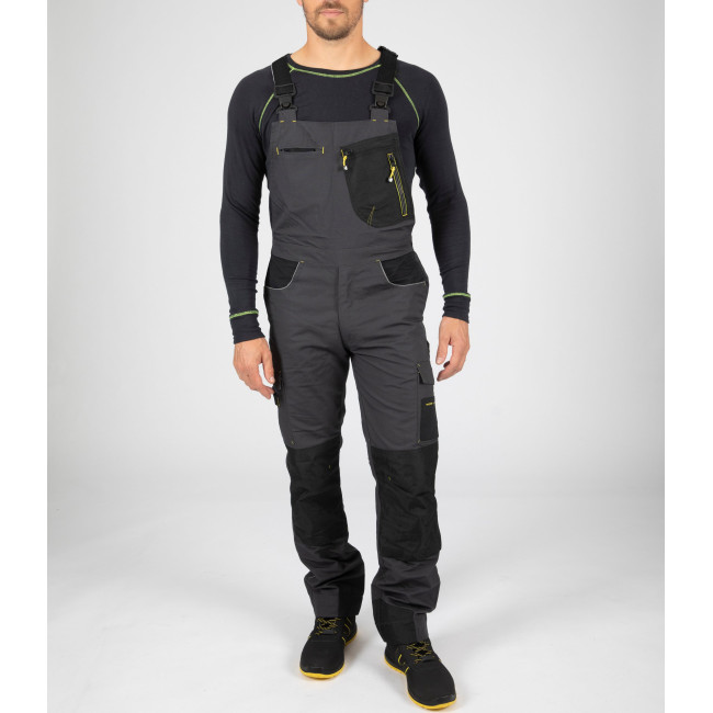 ARBEITSLATZHOZE MIT MULTITASCHEN STAMPE GRAU UND SCHWARZ - North Ways