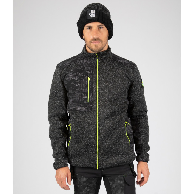 Gilet de travail Nato noir chiné - Nine Worths by North Ways