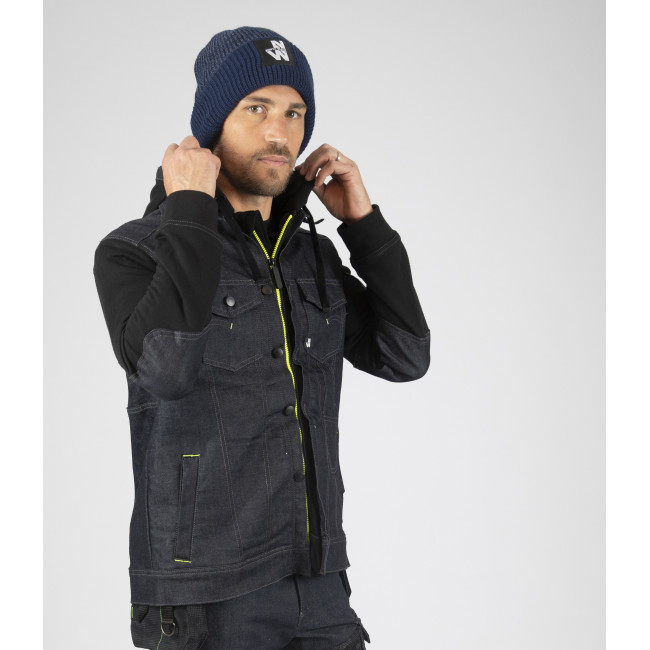 Blouson de travail Pitt Raw jean - Nine Worths by North Ways