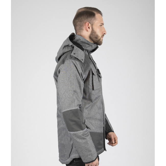 PARKA ROBOCZA GUILLAUMET SZARY MELANŻ / CZARNA - Nine Worths by North Ways