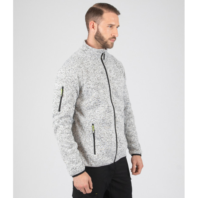 MULTIZAK VEST HUGO LICHTGRIJS CHINE - Nine Worths by North Ways