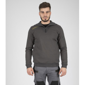 GEBREIDE TRUI STIJL SWEATSHIRT LARGO GRIJS - Nine Worths by North Ways