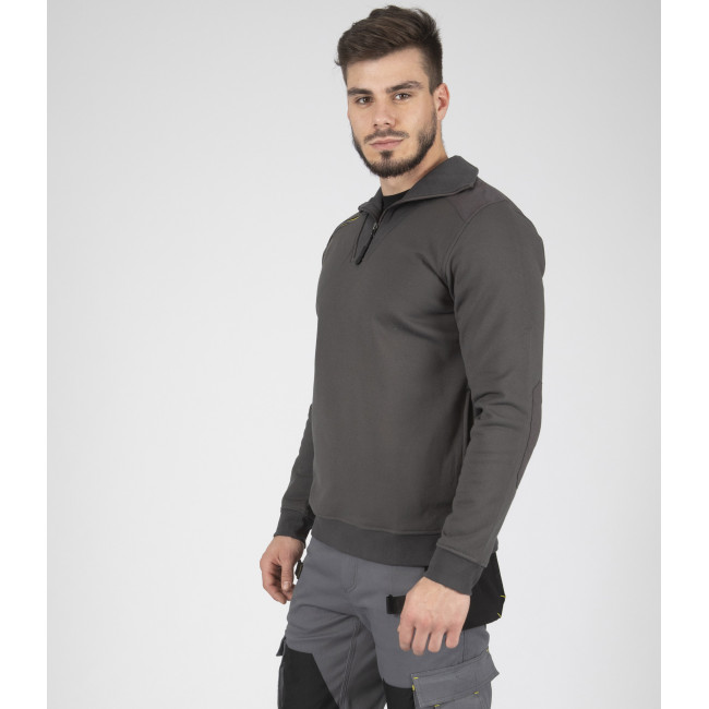 PULL MAILLE STYLE SWEAT LARGO GRIS - North Ways