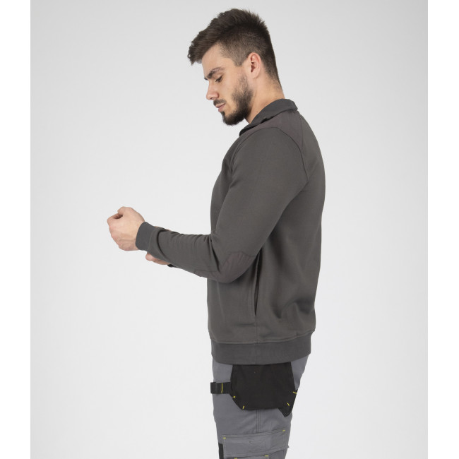 GEBREIDE TRUI STIJL SWEATSHIRT LARGO GRIJS - Nine Worths by North Ways