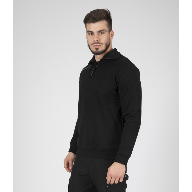 PULL MAILLE STYLE SWEAT LARGO NOIR - Nine Worths by North Ways