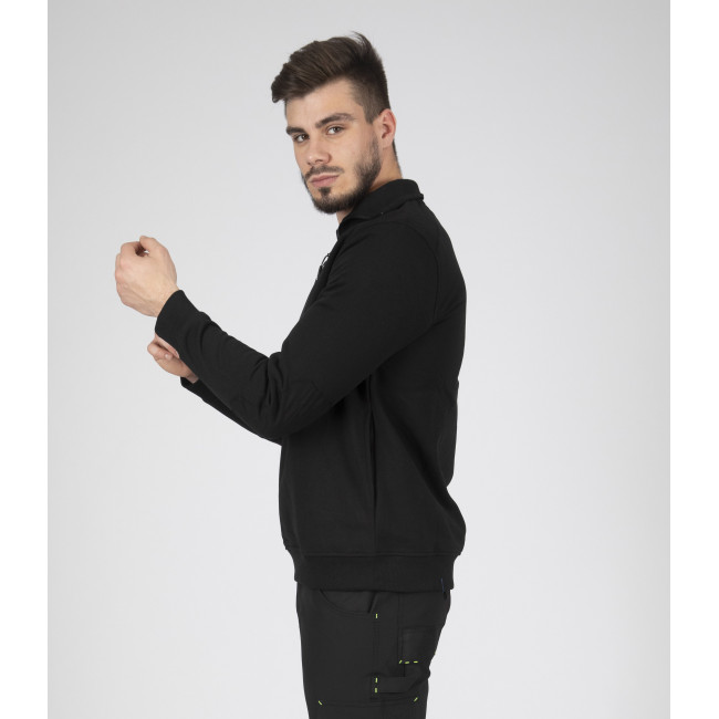 STRICKPULLOVER IM SWEATSHIRT-STIL LARGO SCHWARZ - Nine Worths by North Ways