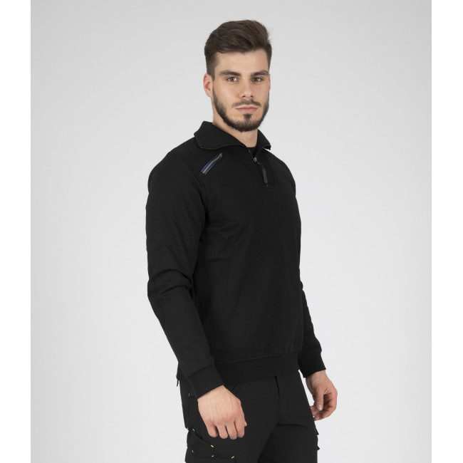PULL MAILLE STYLE SWEAT LARGO NOIR - Nine Worths by North Ways