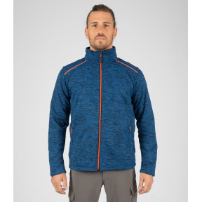 GILET ZIPPE LENNY MARINE ET ORANGE FLUO - Nine Worths by North Ways