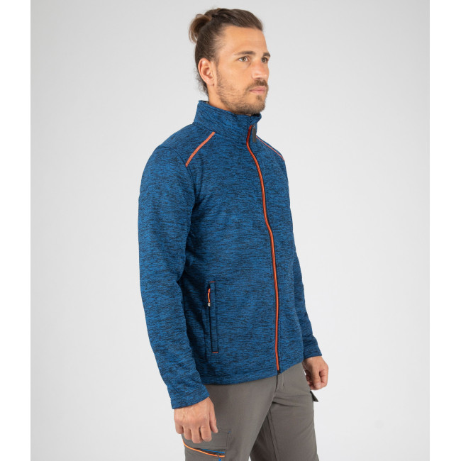 VEST MET RITS LENNY MARINEBLAUW EN FLUORORANJE - Nine Worths by North Ways