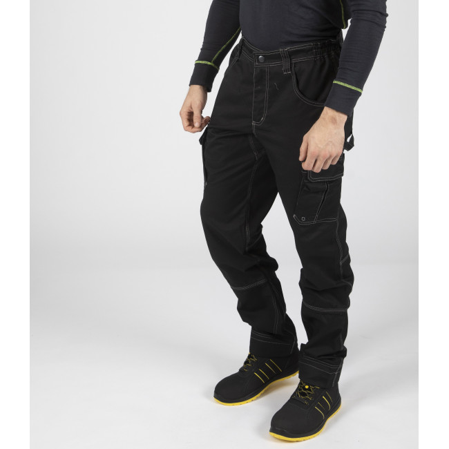 PANTALON DE TRAVAIL ANTRAS NOIR - Nine Worths by North Ways