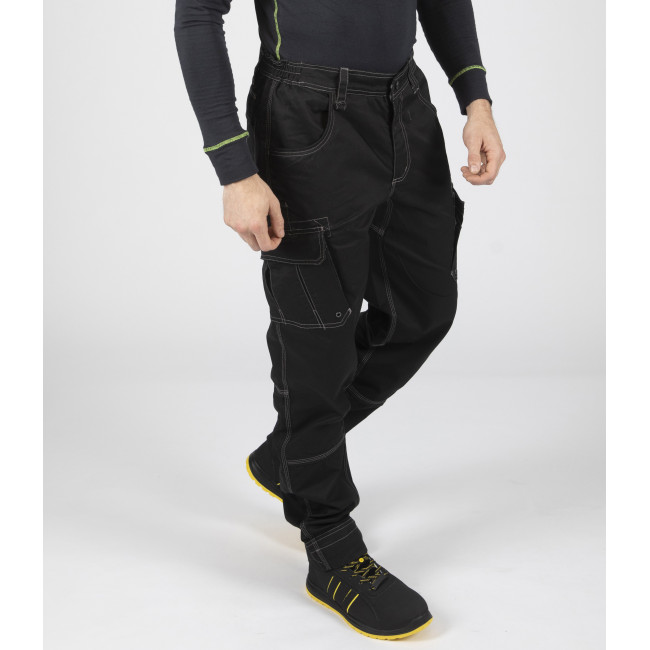 PANTALON DE TRAVAIL ANTRAS NOIR - Nine Worths by North Ways