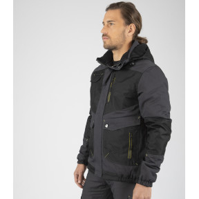 BLOUSON DE TRAVAIL LILIAN GRIS / NOIR - Nine Worths by North Ways