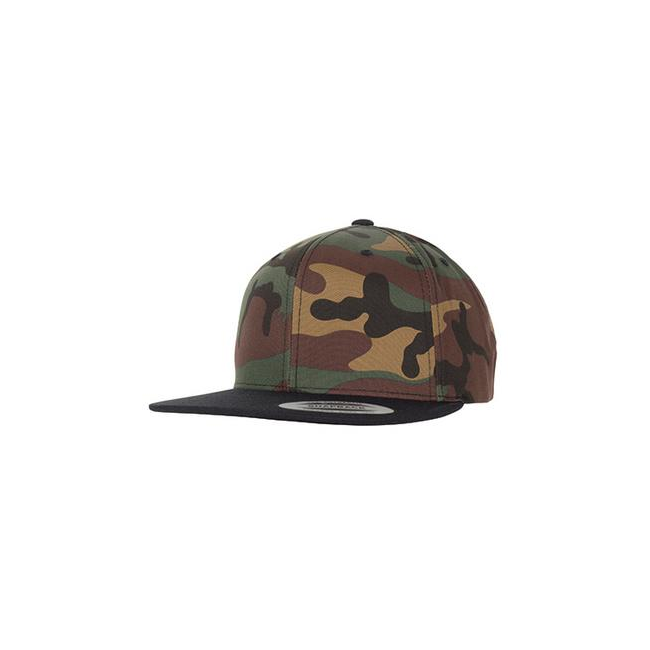 Casquette Classic Snapback 2-Tone Camo vert camo/noir - Flexfit
