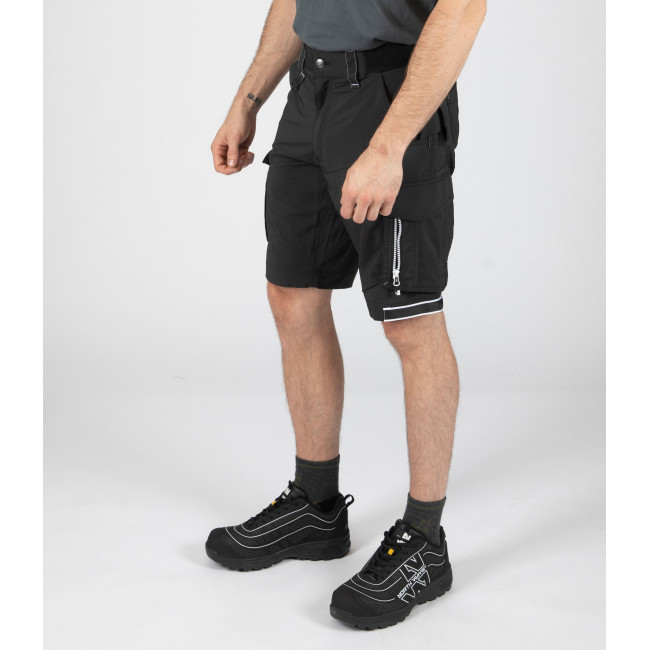 Bermudy robocze Costa czarne - Nine Worths by North Ways