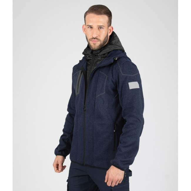 VESTE LYNX BLEU NOIR - Nine Worths by North Ways