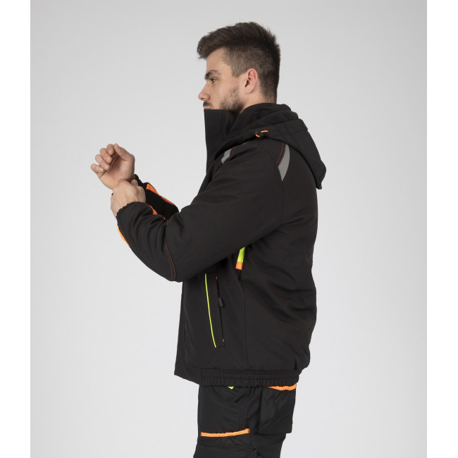 VESTE DE TRAVAIL MATELASSEE MORANE NOIR - Nine Worths by North Ways