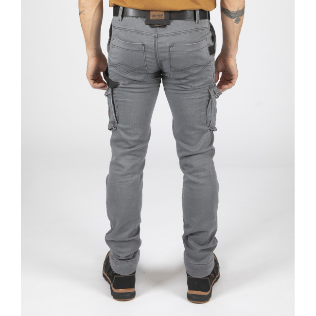 Arbeitshose mit vielen Taschen Usain grau - Nine Worths by North Ways