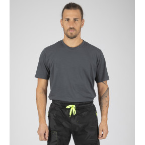 Korte mouwen T-shirt voor heren Quentin grijs - Nine Worths by North Ways