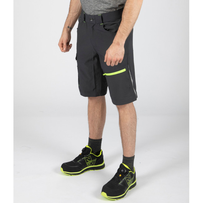 ARBEITSSHORTS HORN GRAU / GRÜN - Nine Worths by North Ways