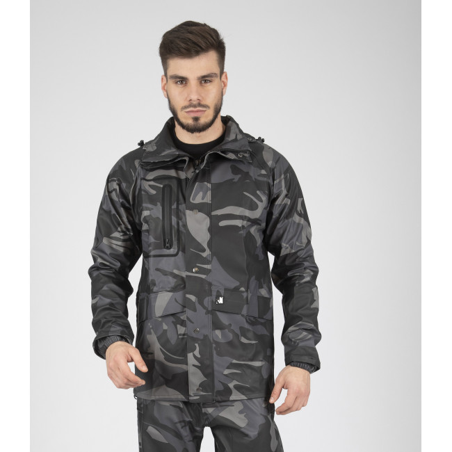 Veste de pluie de travail Tuna woodland - Nine Worths by North Ways