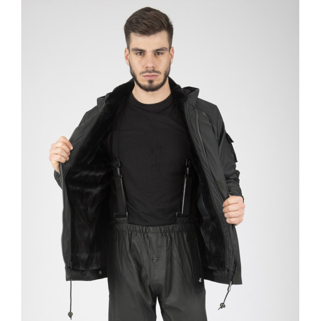 KURTKA PRZECIWDESZCZOWA ROBOCZA TURTLE OLIVE - Nine Worths by North Ways