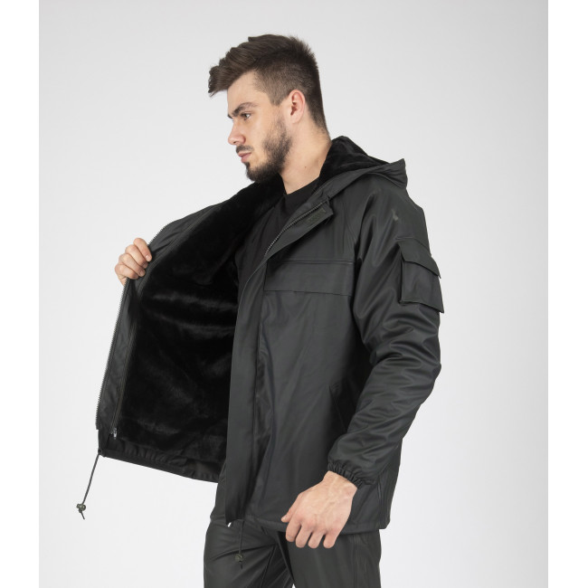 KURTKA PRZECIWDESZCZOWA ROBOCZA TURTLE OLIVE - Nine Worths by North Ways
