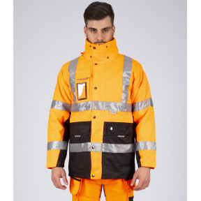 WERKPARKA HOGE ZICHTBAARHEID WELLINGTON FLUOR ORANJE - Nine Worths by North Ways
