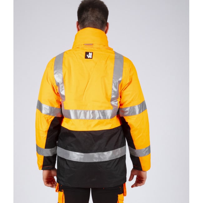 PARKA DE TRAVAIL HAUTE VISIBILITÉ WELLINGTON ORANGE FLUO - Nine Worths by North Ways