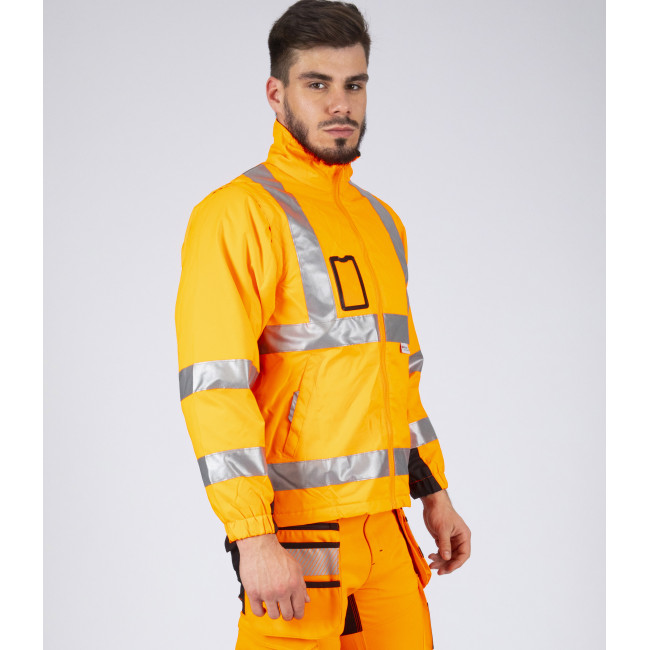 WERKPARKA HOGE ZICHTBAARHEID WELLINGTON FLUOR ORANJE - Nine Worths by North Ways