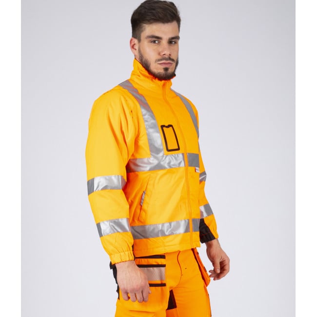 PARKA DE TRAVAIL HAUTE VISIBILITÉ WELLINGTON ORANGE FLUO - Nine Worths by North Ways